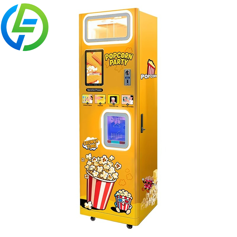 Air Popcorn Maker - Maßgefertigter Heißluft-Popcorn-Automat mit Münzeinwurf, Aromatisierter Popcorn-Maker,