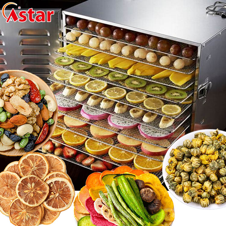 Dehydrator Tray Electric - Kommerzielle kleine 8-Fach-Trocknungsmaschine für Ananas, Gemüse