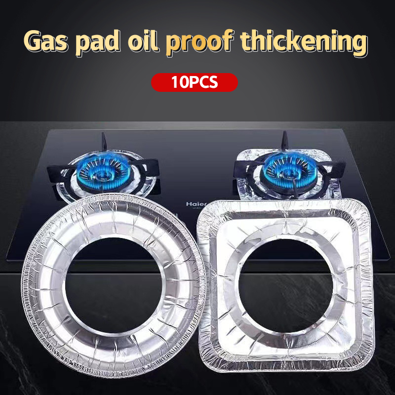 Kitchen Appliances Gas Stove - 10 Teile/satz Verdickte Aluminium Folie Abdeckungen