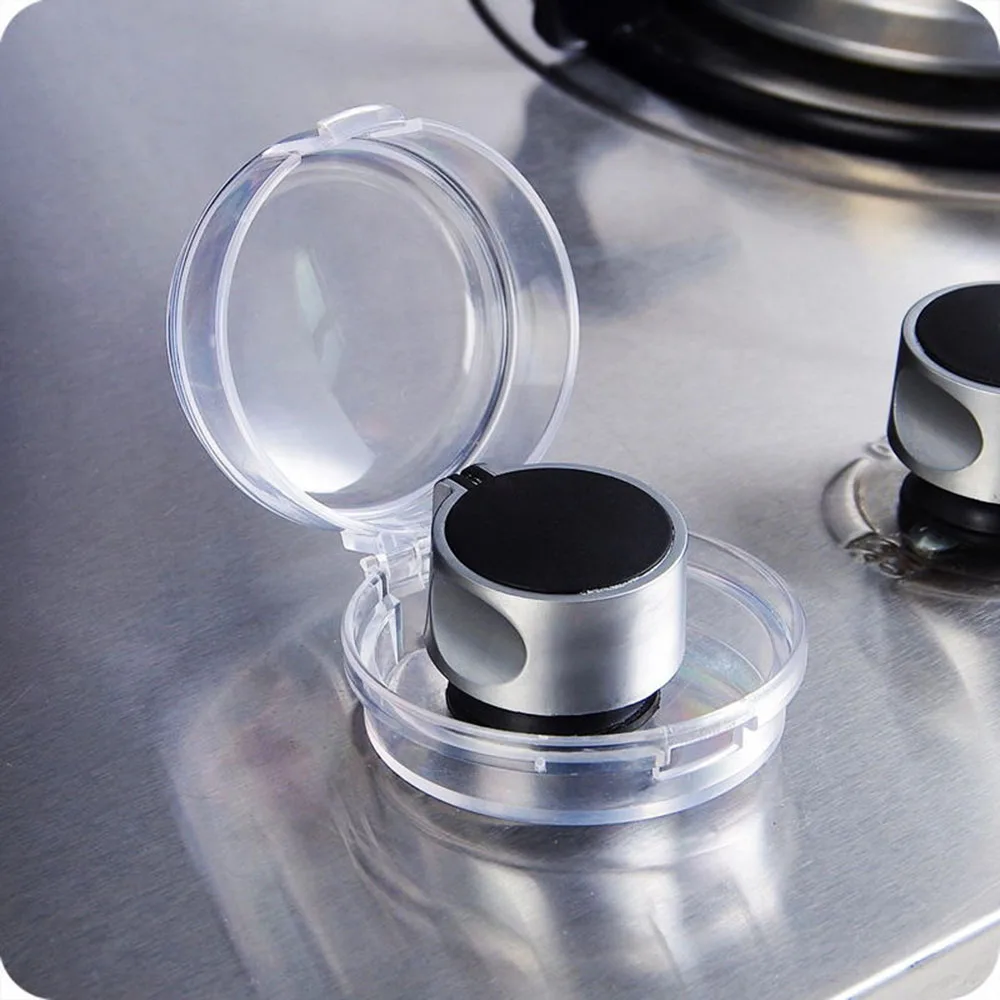 Kitchen Appliances Gas Stove - vvocci 1/2 Stück Schutzabdeckungen für Gasherd-Knöpfe,