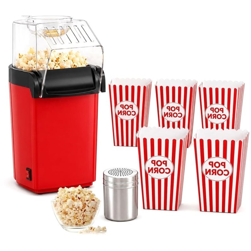 Air Popcorn Maker - Aktion! Ölfreier 1200W Heißluft-Popcorn-Maker, Elektrische Popcorn-Maschine