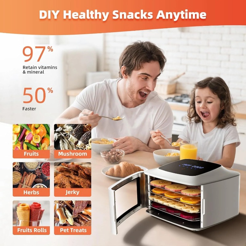 Digitaler Dörrapparat – elektr – Dehydrator Tray Electric Bewertung und Preis