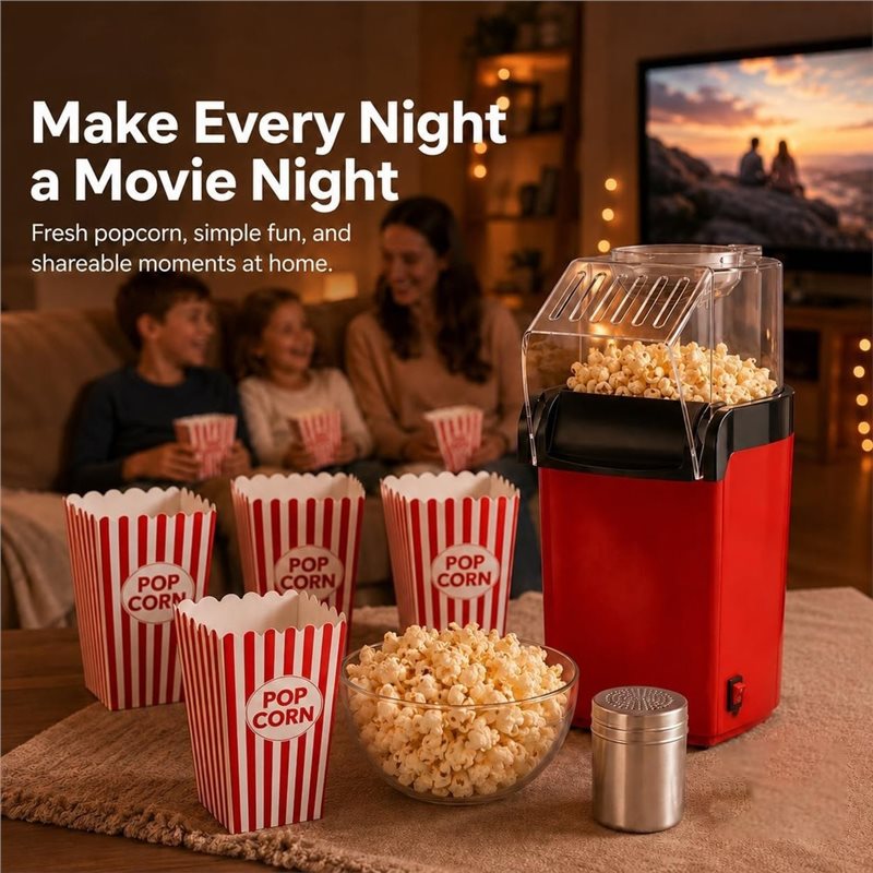 A74X-Heißluft-Popcornmaschine  – Air Popcorn Maker Bewertung und Preis