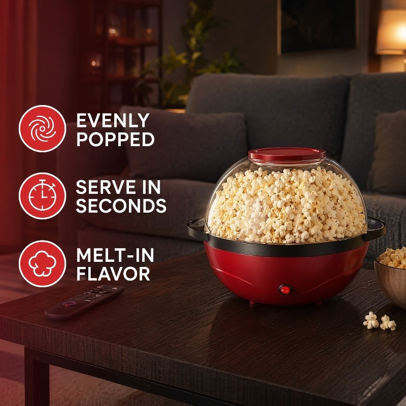 Popcornmaschine 3,6L, Automati – Air Popcorn Maker Bewertung und Preis