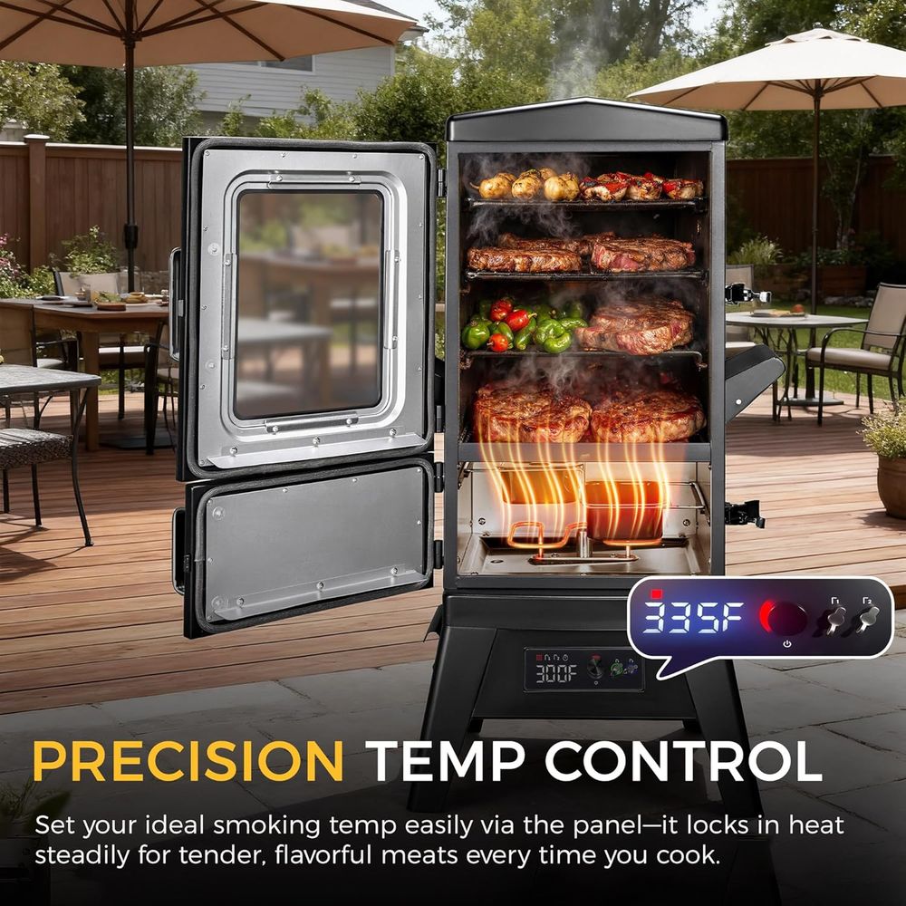Großer elektrischer BBQ-Smoker – Electric Smoker Bbq Bewertung und Preis