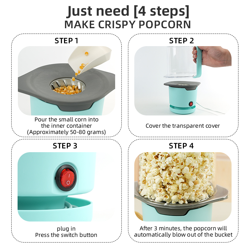 Popcornmaschine für den Hausha – Air Popcorn Maker Bewertung und Preis