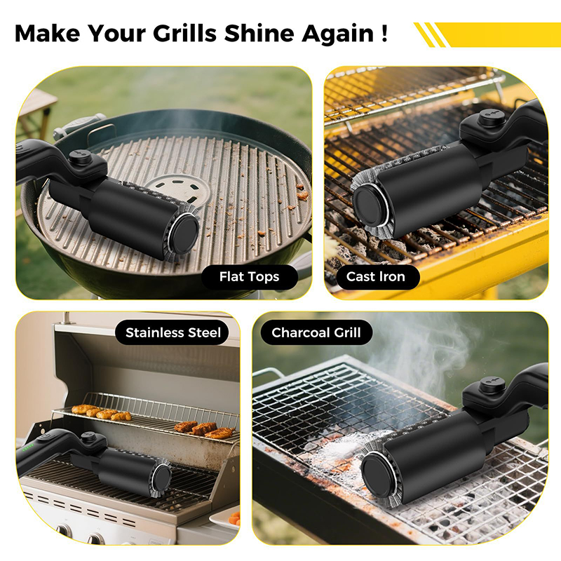 BBQ-Grillbürste mit 3 Geschwin – Electric Smoker Bbq Bewertung und Preis